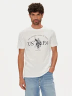 Koszulki męskie - U.S. Polo Assn. T-Shirt MUP4203 Biały Regular Fit - miniaturka - grafika 1