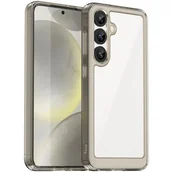 Etui i futerały do telefonów - Etui HURTEL Outer Space Case do Samsung Galaxy S25 Przezroczysto-czarny - miniaturka - grafika 1