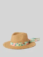 Czapki damskie - Kapelusz słomiany z opaską model ‘OCEANS PANAMA HAT’ - miniaturka - grafika 1