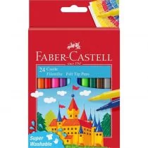 Faber Castell Flamastry Zamek 24 kolory FABER CASTELL 440750 - Flamastry - miniaturka - grafika 1