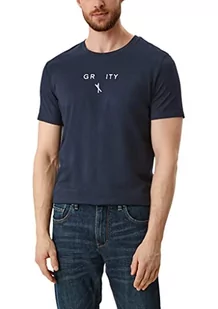s.Oliver Męski t-shirt 130.10.203.12.130.211340, 5978, S - Koszulki męskie - miniaturka - grafika 1