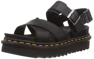 Sandały damskie - Dr. Martens Sandały damskie Voss Ii, Black Hydro, 36 EU - miniaturka - grafika 1
