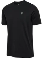 Koszulki męskie - Hummel koszulka męska bawełniana logo haftowane hml Pulse T-shirt r. XL - miniaturka - grafika 1