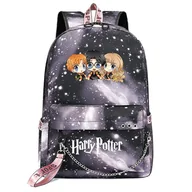Plecaki - Snxijv Harry Potter Plecak dla nastolatków - Modny tornister, kreskówka o dużej pojemności - Plecak podróżny dla chłopców i dziewcząt, Casual Mochi... - miniaturka - grafika 1