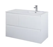 Szafki łazienkowe - Elita SPLIT 100 3S L WHITE MATT 168156 - miniaturka - grafika 1