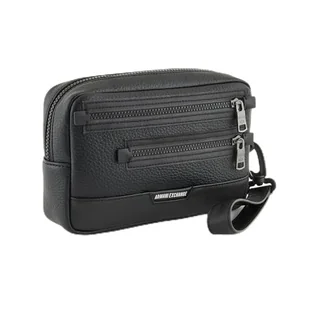 Armani Exchange Męska kurtka, Sustainable, Double Front Zip Beauty case, czarny, Rozmiar uniwersalny, Kosmetyczka - Kurtki męskie - miniaturka - grafika 1