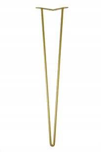 Noga metalowa Hairpin Original Złota 62 cm Złota - Meble modułowe i akcesoria - miniaturka - grafika 1