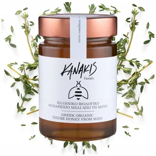 Grecki miód TYMIANKOWY BIO z certyfikatami 420 g - NIEZWYKŁY smak i aromat - Miód - miniaturka - grafika 1