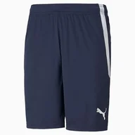 Spodenki męskie - PUMA PUMA Szorty męskie Teamliga Peacoat-Puma White XL 704924 - miniaturka - grafika 1