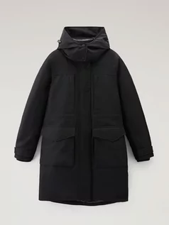 Kurtki damskie - Woolrich Parka puchowa "Cayuta" w kolorze czarnym - grafika 1