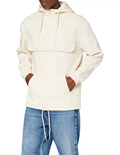 Bluzy męskie - Build Your Brand Męska bluza z kapturem Sweat Pull Over Hoody bluza z kapturem dla mężczyzn z kieszenią na brzuch w 3 kolorach, rozmiary S-5XL, Sand, XXL - grafika 1