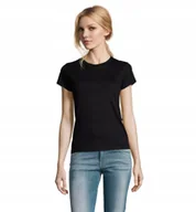 Koszulki i topy damskie - T-shirt Koszulka Damska WYSOKA JAKOŚĆ Sol's IMPERIAL 11502 Black S - miniaturka - grafika 1