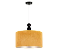 Lampy sufitowe - Duolla - Żyrandol na lince LYON 1xE27/15W/230V śr. 40 cm żółty - miniaturka - grafika 1