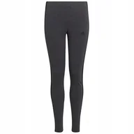 Legginsy - 140 cm Legginsy adidas 3S Leg Jr HB7937 szary 140 cm - miniaturka - grafika 1