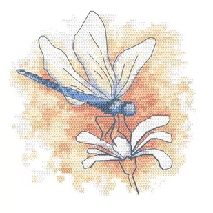 Zestaw do haftu - Pastelowa ważka - Pasmanteria - miniaturka - grafika 1