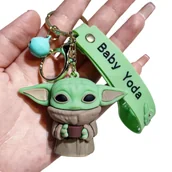Breloki - BRELOK DO KLUCZY BABY YODA BRELOCZEK ZAWIESZKA - miniaturka - grafika 1