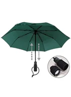 Parasole - Parasol turystyczny Euroschirm Light Trek Automatic Flashlite - dark green - miniaturka - grafika 1