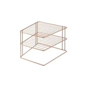 Półki do kuchni - Narożna półka w kolorze miedzi Metaltex - miniaturka - grafika 1
