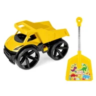 Zabawki do piasku - WADER Maximus Żółta Wywrotka z łopatą zabawka do piaskownicy dla dzieci - miniaturka - grafika 1