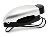 Akcesoria do okularów - Samochodowy uchwyt na okulary, klips kolor srebrno-czarny - miniaturka - grafika 1