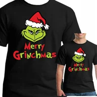 Koszulki męskie - Koszulka Świąteczna Grinch Prezent Czarna L - miniaturka - grafika 1