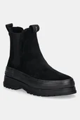 Botki damskie - Gant sztyblety zamszowe Wintly damskie kolor czarny na płaskim obcasie ocieplone 29553795 G00 - miniaturka - grafika 1