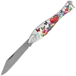 Nóż składany Mikov Fishlet 130 , Satin 420 (130-NZn-1/LASKA EZ) - Noże - miniaturka - grafika 1