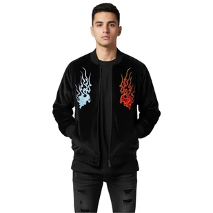 Kurtka męska HUF Destructive Skajyan dwustronna bomberka z naszywkami-XL - Kurtki męskie Kurtka męska HUF Destructive Skajyan dwustronna bomberka z naszywkami-XL - Kurtki męskie - miniaturka - grafika 1