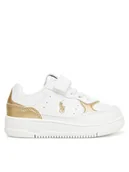 Buty dla dziewczynek - Polo Ralph Lauren Sneakersy Masters Court II Ps RL03014103 Biały - miniaturka - grafika 1