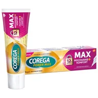 Higiena protez i aparatów ortodontycznych - Corega Power Max Mocowanie + Komfort krem mocujący do protez zębowych o neutralnym smaku 40g - miniaturka - grafika 1