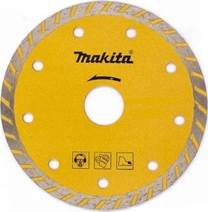 Makita TARCZA DIAMENTOWA 115x22,23mm TURBO NA SUCHO BETON,CEMENT, MARMUR, PŁYTKI - Tarcze do pił - miniaturka - grafika 1