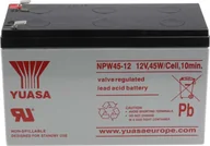 Baterie do zasilaczy awaryjnych UPS - Yuasa Akumulator kwasowo-ołowiow 8.5Ah 151 x 65 x 94mm 12V NPW45-12 - miniaturka - grafika 1