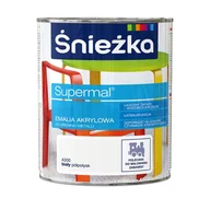 Emalie - ŚNIEŻKA Supermal® Emalia Akrylowa Półpołysk - miniaturka - grafika 1