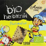 Zdrowa żywność - Bio Ania HERBATNIKI PROSTOKĄTNE BIO 100 g - miniaturka - grafika 1