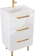 Szafki łazienkowe - Szafka Umywalkowa Stojąca ATHOS 50 cm UZ - miniaturka - grafika 1