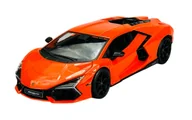 Samochody i pojazdy dla dzieci - BBURAGO LAMBORGHINI REVUELTO POMARAŃCZOWY 1:24 21106 - miniaturka - grafika 1