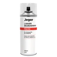 Farby i lakiery w sprayu - Lakier spray 0.4 l bezbarwny połysk Jeger - miniaturka - grafika 1