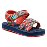 Sandały damskie - Jack Wolfskin Sandały Zulu K 4039891-2134260 Red/Blue - miniaturka - grafika 1