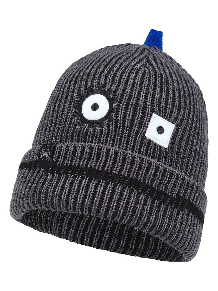 Buff Czapka w kolorze szarym