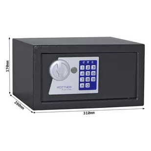 Rottner Jupiter 2 EL elektroniczny sejf meblowy, antracytowy - Sejfy i kasy pancerne - miniaturka - grafika 4