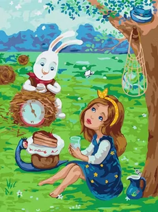 Malowanie po numerach-Motyle piją herbatę 30x40 - Ideyka - Malowanie po numerach - miniaturka - grafika 1