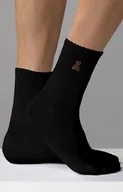 Skarpetki męskie - Skarpety unisex czarne MC-006, Kolor czarny, Rozmiar 43-46, ATLANTIC - Primodo.com - miniaturka - grafika 1