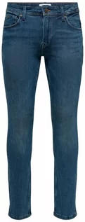 Spodnie męskie - ONLY & SONS Dżinsy "Loom" - Slim fit - w kolorze granatowym - grafika 1