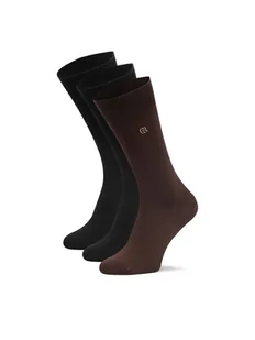 Gino Rossi Zestaw 3 par wysokich skarpet męskich CEO_AS_GR_01_W_AW25 (3-pack). Czarny - Skarpetki męskie - miniaturka - grafika 1