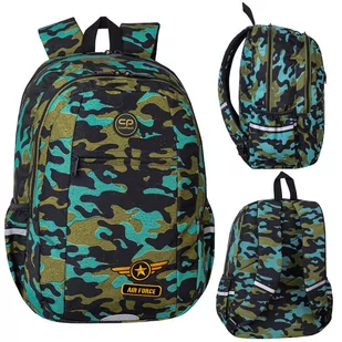 Plecak szkolny Coolpack Climber Air Force F088712 - Plecaki szkolne i tornistry - miniaturka - grafika 1