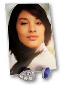 Ramki na zdjęcia - Ramka szklana 10x15 z kryształkami Antonietta - miniaturka - grafika 1