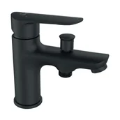 Baterie wannowe i prysznicowe - Bateria wannowa czarna Appia Laweo - miniaturka - grafika 1