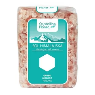 SÓL - CRYSTALLINE PLANET SÓL HIMALAJSKA RÓŻOWA GRUBO MIELONA 600 g - CRYSTALLINE PLANET - Sól - miniaturka - grafika 2
