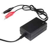 Ładowarki i akumulatory - PT10 ŁADOWARKA KOMPAKTOWA DO AKUMULATORÓW ŻELOWYCH I KWASOWYCH czarna - miniaturka - grafika 1