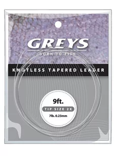 Przypon koniczny bezwęzłowy Greys Greylon Knotless Tapered Leader - Żyłki wędkarskie - miniaturka - grafika 1